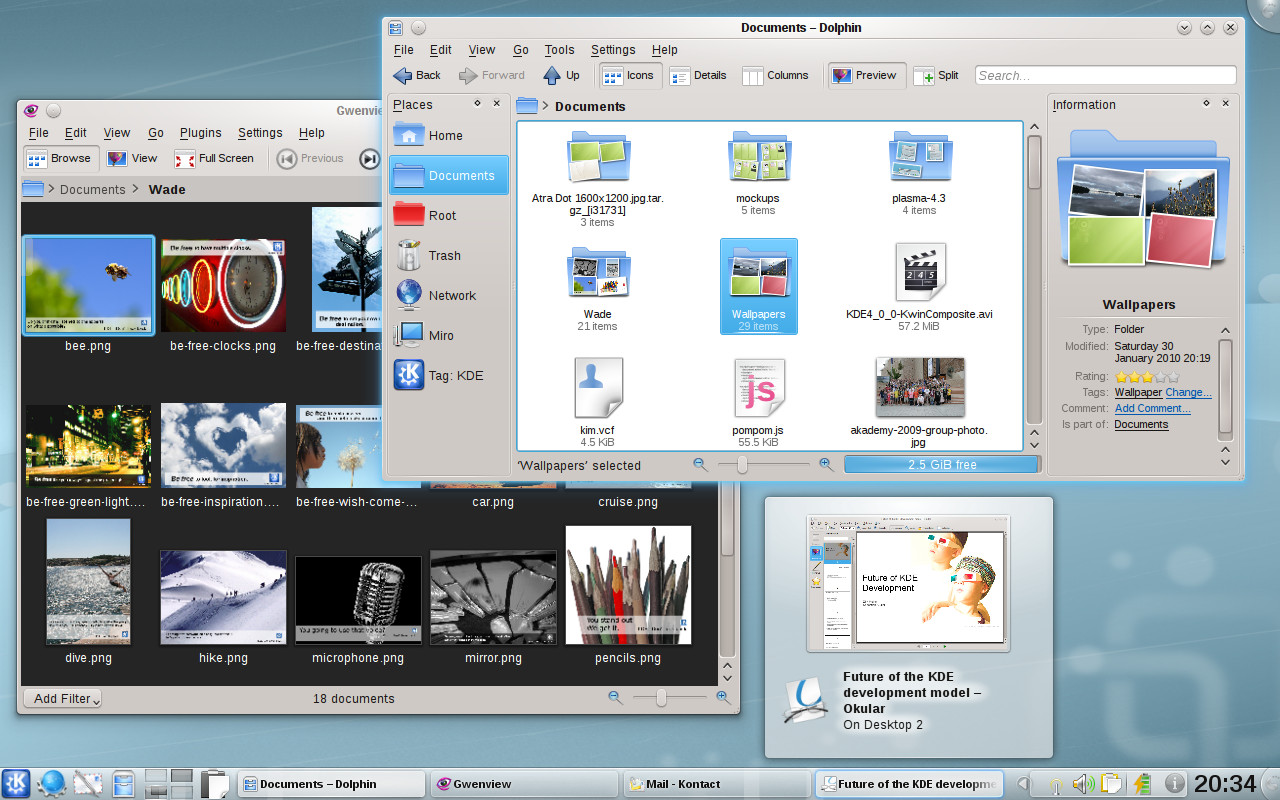 &ldquo;Pulpit KDE 4.4&rdquo;